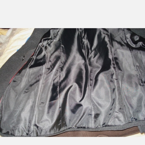 Aritzia T. Babaton Howell Wool Cashmere Double Breast High Collar Peacoat XXS - Picture 7 of 13